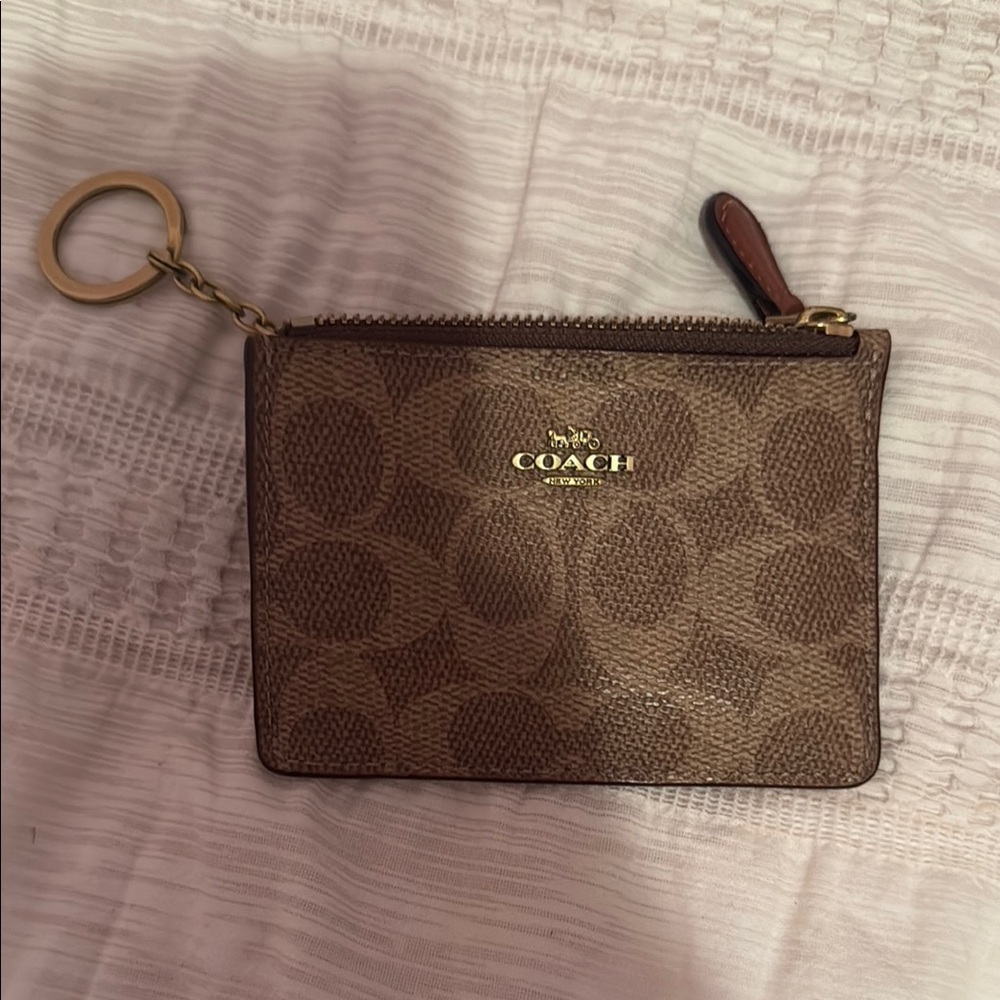 Coach AUTHENTIC Signature Card Case - Picture 5 of 7